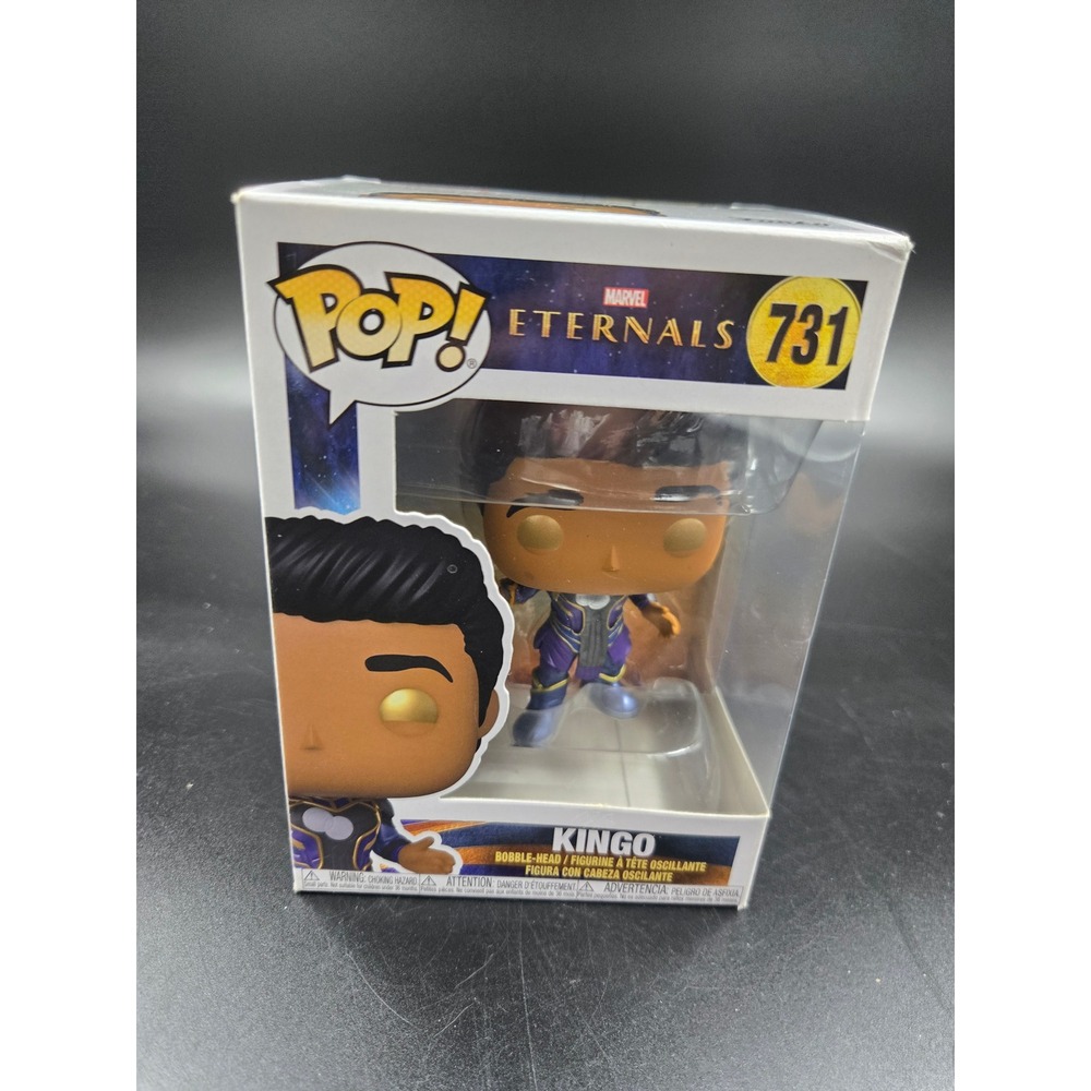 Funko Pop Marvel Eternals Kingo 731 Vinyl Bobble-Head Figure MCU